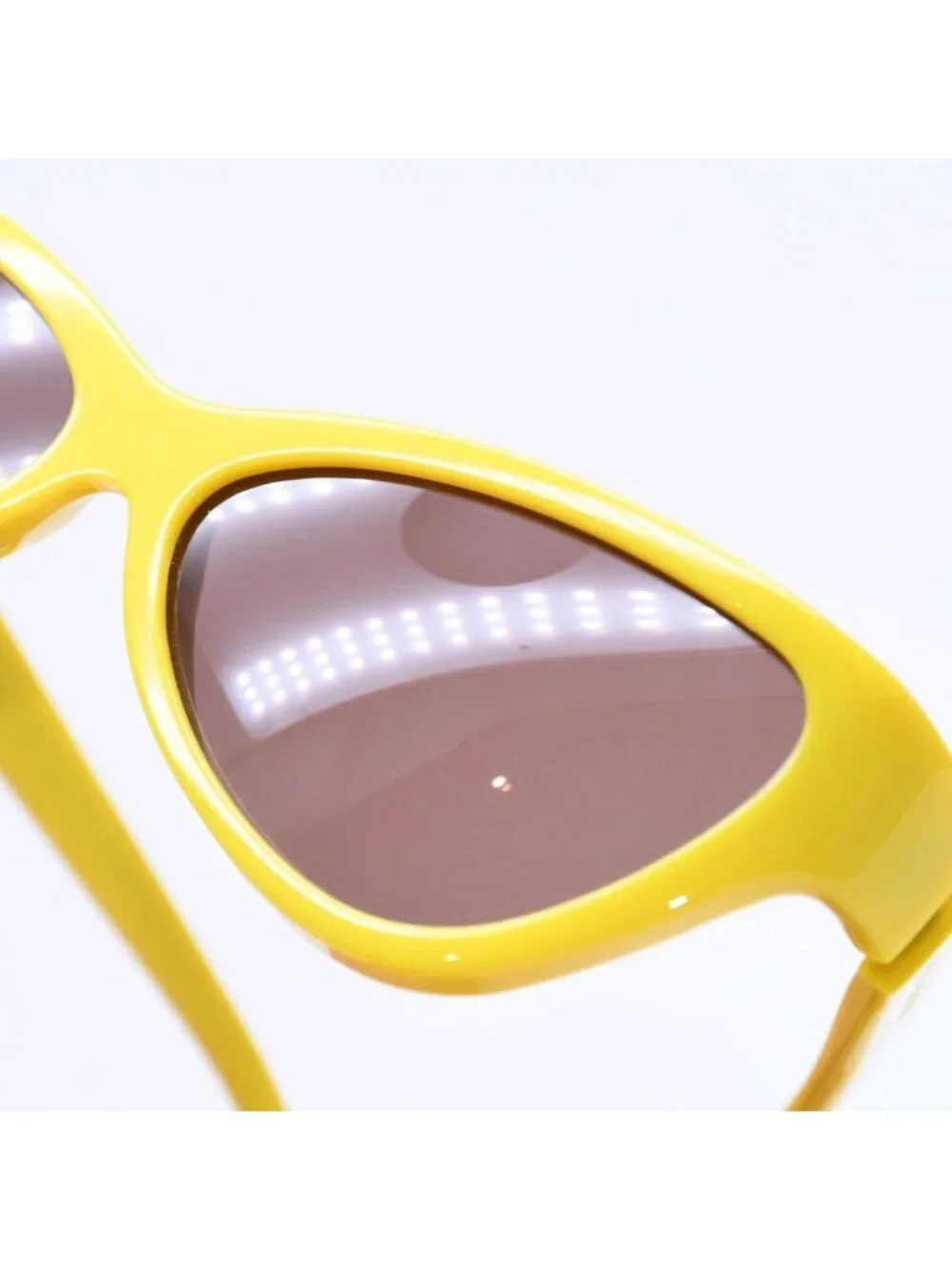 Miu Miu Sunglasses Eyewear Cat Eye Yellow Brown